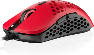 HK Gaming Mira M Ultra Lightweight RGB Gaming Mouse | Honeycomb Shell | 63 Grams | max 12000 cpi | USB Wired | 6 programmable Buttons | On-Board Memory | Anti Slip Grips | Mira-M Monza