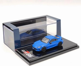 Hobby Japan 1/64 GR86 RZ 3BA-ZN8 HJ641048ABL Diecast Toys ModelsCar Gifts Blue