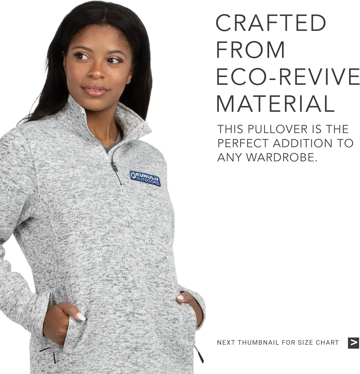 Holloway Women's Alpine Sweater Fleece 1/4 Zip Pullover