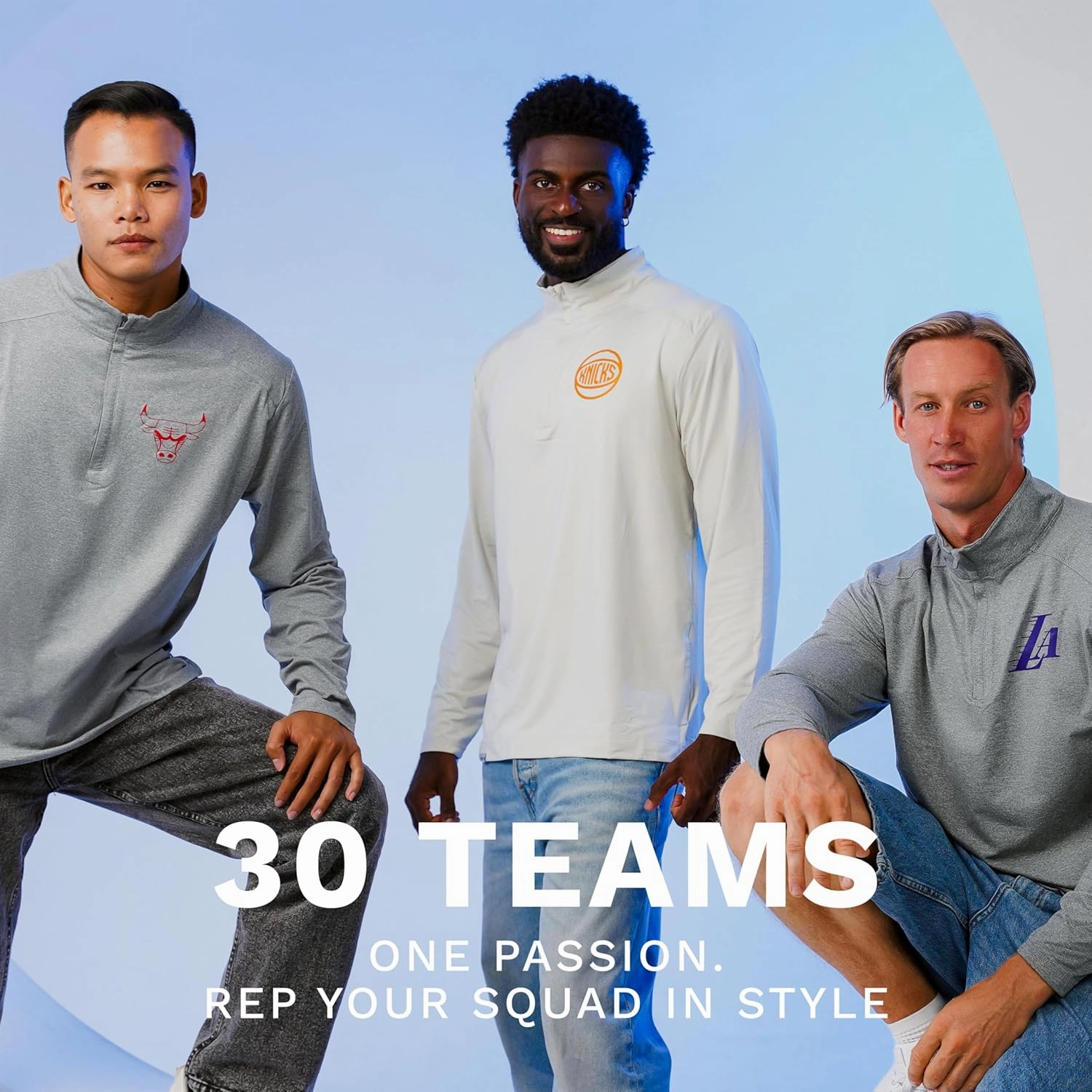 Holloway NBA 1/4 Zip Pullover| Stylish NBA Team Gear | Perfect for Training, Casual and Game Day