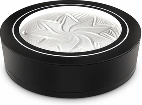 Homedics 11” Drift Sandscape, Compact Size, Zen Garden, Meditation Accessories, Decorative Sandscape, Smart LED Lighting, Wi-Fi Enabled (Black)