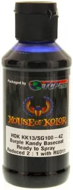 House of Kolor Burple Candy Basecoat Pre-Blended R-T-S 4-Oz Bottle