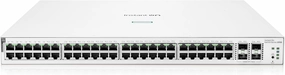 HPE Networking Instant On Switch Series 1930 48-Port Gb Smart-Managed Layer 2  Ethernet Switch | 48x 1G | 4X SFP  | 48x CL4 PoE 370W | US Cord (JL686A#ABA)