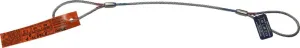HSI 1/4" x 2' Flexible Cable-Laid Single-Leg Wire Rope Sling | 0.5 Ton Vertical Rated Capacity | Eye-to-Eye Flemish Loop Ends | EIPS 7x7x7