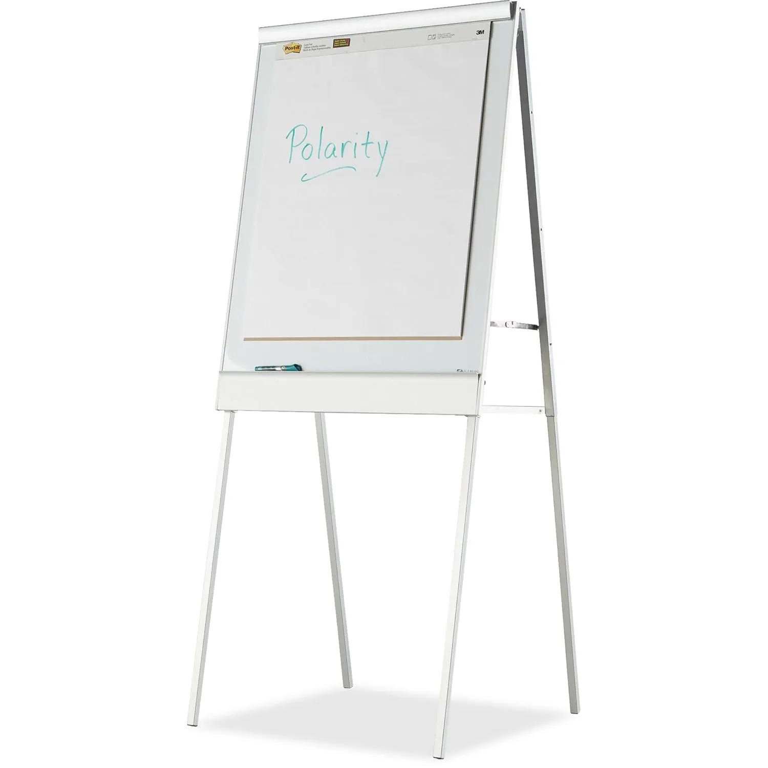 Iceberg 30333 Polarity Height Adjustable Dry Erase Flipchart Easel, 30"x32"