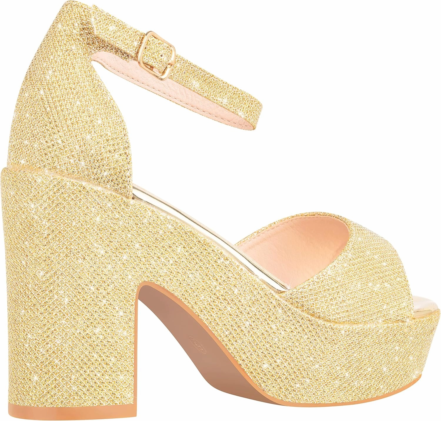 ILLUDE Women's Platform Heels Sandals Ankle Strap Block Chunky Heel Open Toe Platform Wedge Sandals – Cleo