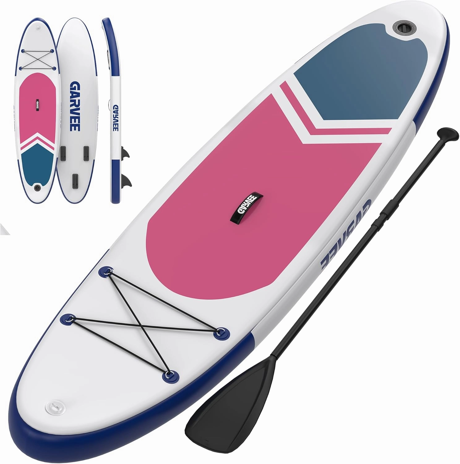 Inflatable Stand Up Paddle Board, 10'6"/11" Paddle Boards with Premium Accessories, Non-Slip EVA Deck, Ultra-Light Carry Bag Pump, SUP for Youth & Adults of All Skill Levels