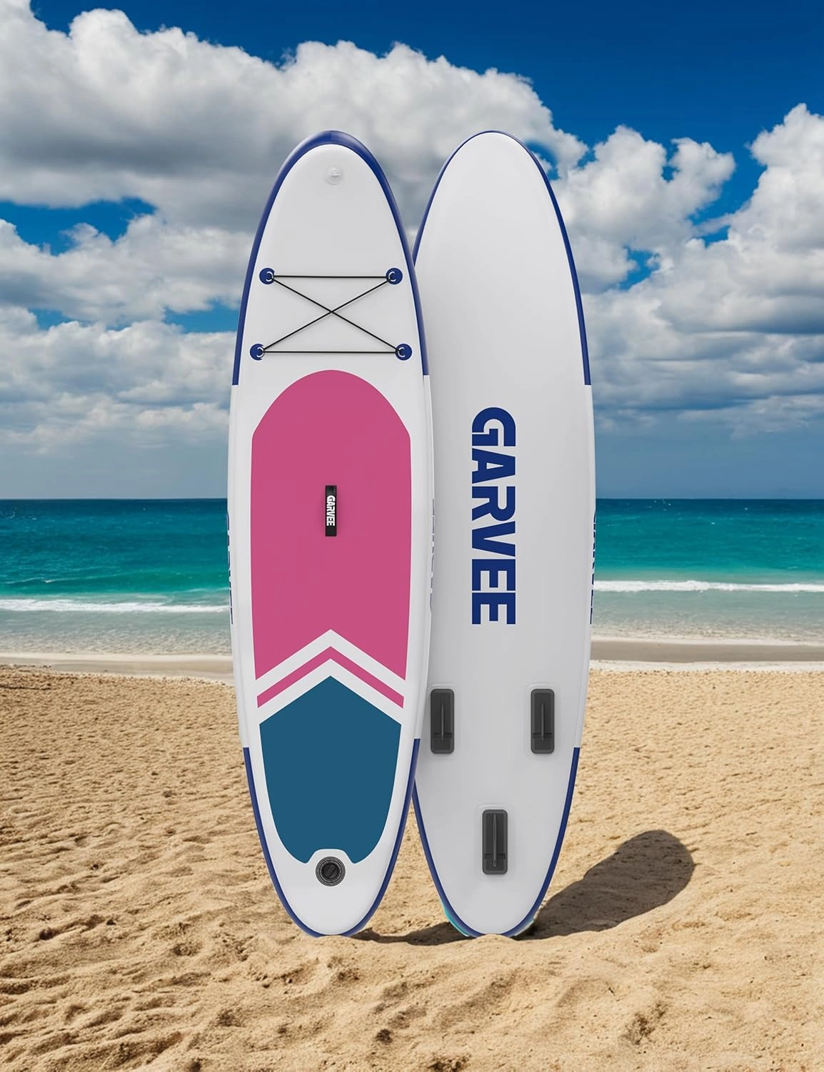 Inflatable Stand Up Paddle Board, 10'6"/11" Paddle Boards with Premium Accessories, Non-Slip EVA Deck, Ultra-Light Carry Bag Pump, SUP for Youth & Adults of All Skill Levels