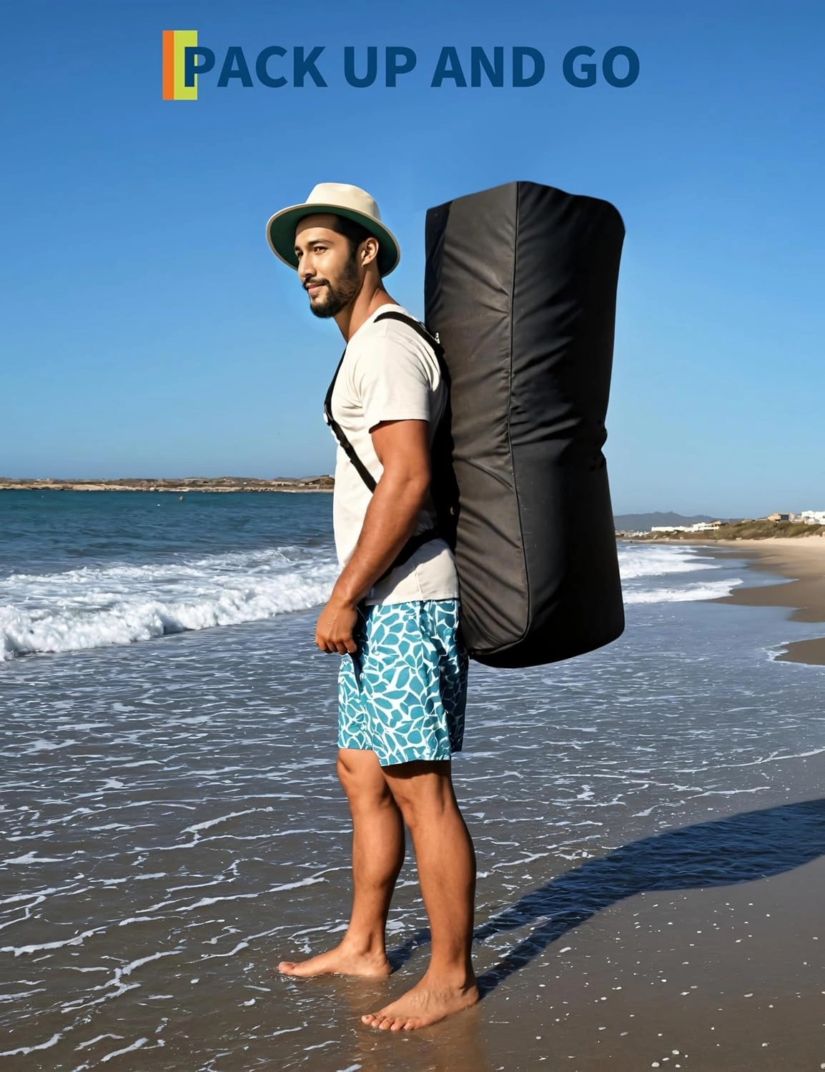Inflatable Stand Up Paddle Board, 10'6"/11" Paddle Boards with Premium Accessories, Non-Slip EVA Deck, Ultra-Light Carry Bag Pump, SUP for Youth & Adults of All Skill Levels