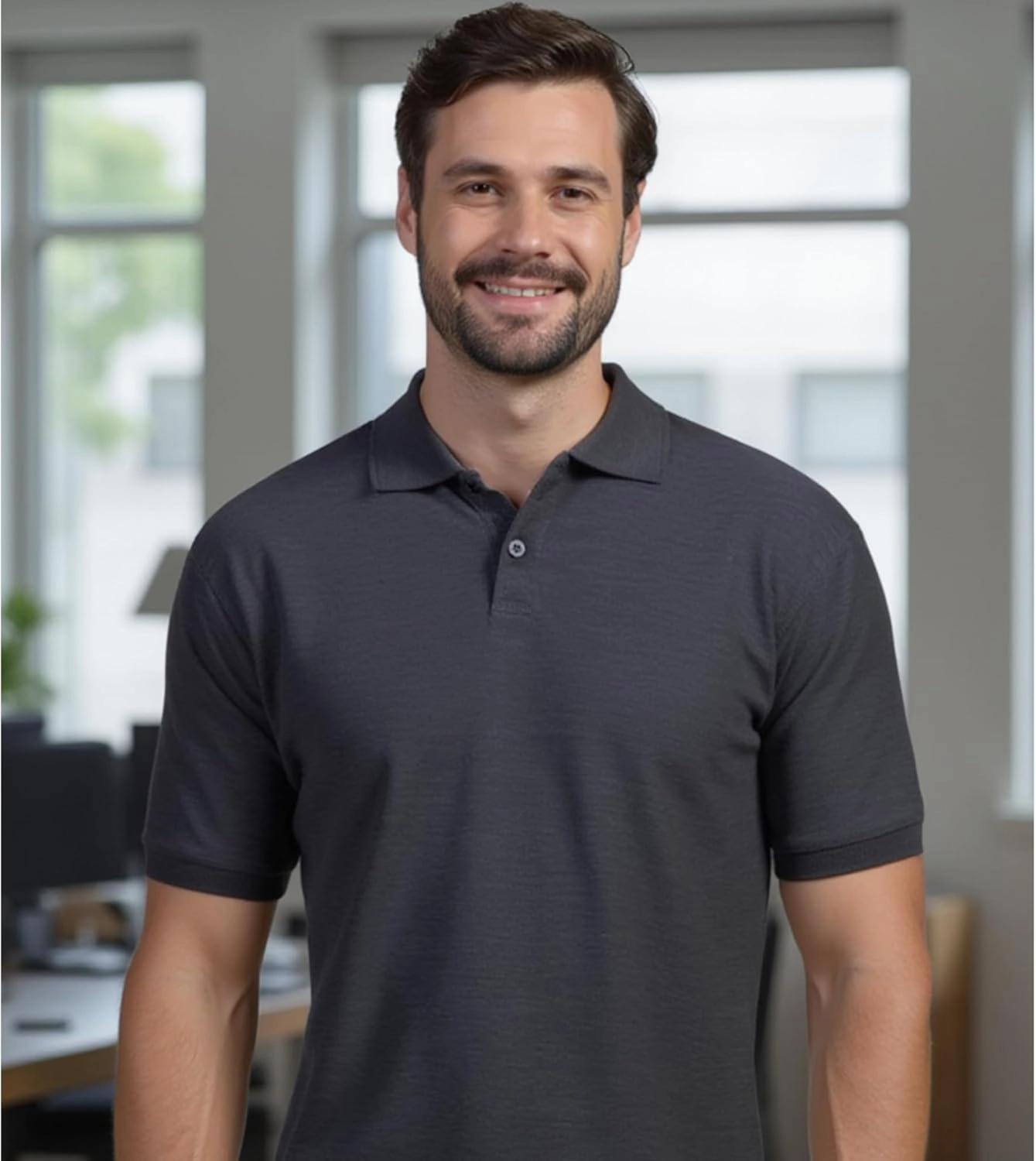 INGEAR Polo Shirt for Men -Classic 2 Pack, Lightweight Polo Work Shirts for Men, Perfect for Casual or Professional Wear
