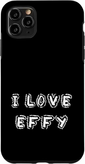 iPhone 11 Pro Max I Love Effy puppy dog Case