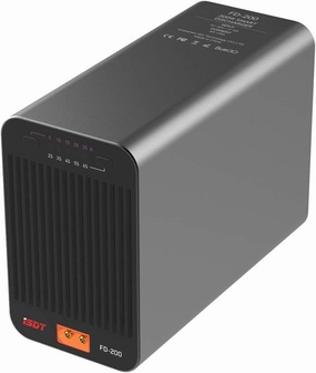 ISDT FD-200 Smart Discharger 200W 25A Wireless APP Control Discharger Capacity 2-8S Lipo Battery Discharging