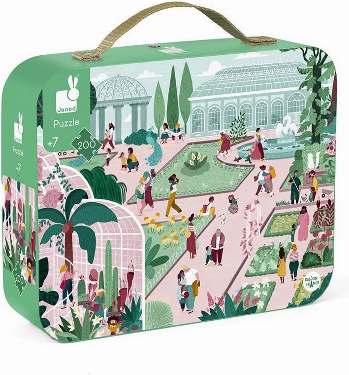 Janod 200 Piece Botanical Garden Puzzle - Ages 7  - J02672