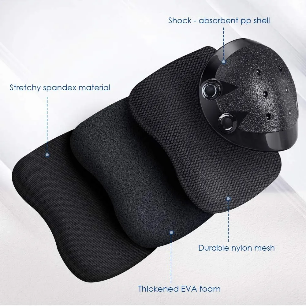 JBM Adult & Kid Knee Pads Elbow Pads and Wrist Guards for Roller Inline Skating Scootering Skateboarding