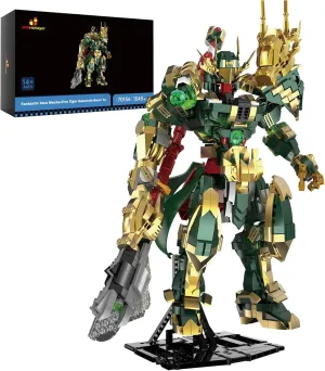 JMBricklayer Mech Robot Building Sets for Adults, Hero Mech Model Kits 70156, Powerful Mech Action Figures Display Model with Movable Joints, Ideal Gifts for Men, Boys, Kids Aged 8,9,10,11 (1,558PCS)