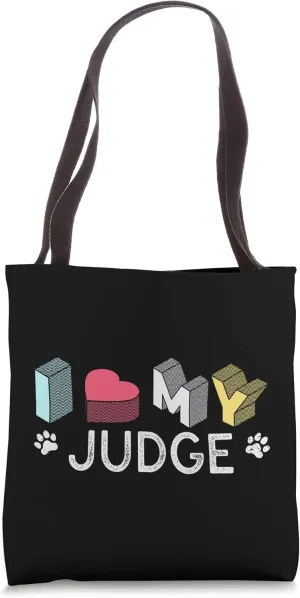 Judge Personalized Dog Name Judge Pet Lover Tote Bag
