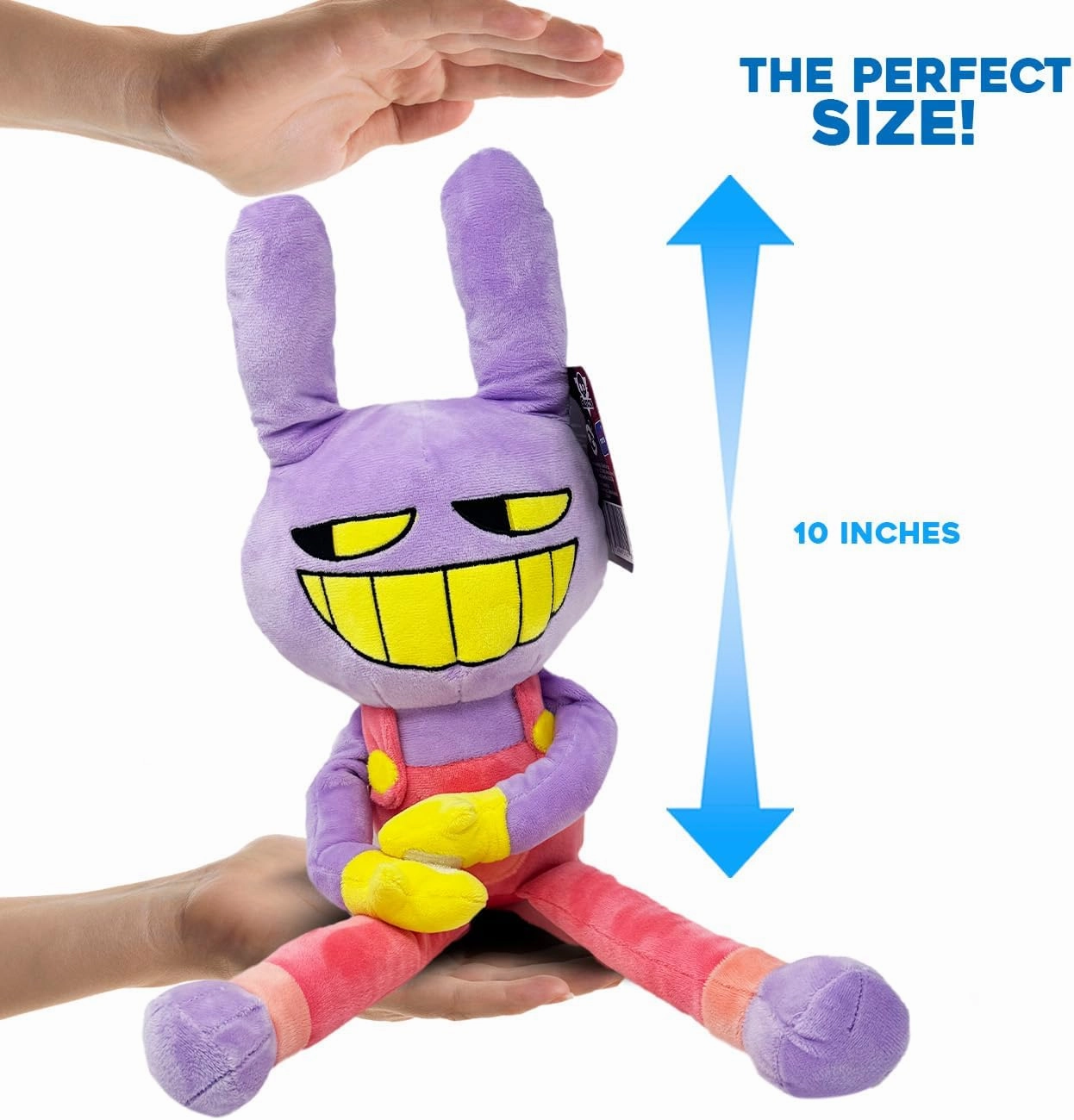 Just Toys LLC The Amazing Digital Circus – 10″ Pomni Plush Toy, Officially Licensed, Ultra-Soft & Collectible Stuffed Animal (Pomni, Jax, Gangle, Gummigoo)