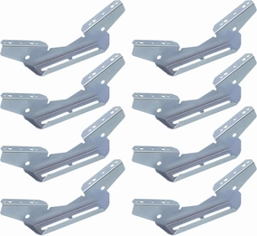 JY PERFORMANCE Pontoon Wing Brackets Bunk Bolster Boat Pontoon Trailer V Wing Brackets