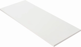 Kaboon 60x20 inches Tabletop, Solid One-Piece Desktop for Sit Stand Desk, Double Desks, L Desk DIY,Wood Countertop Home or Commercial Use,1 inch Thick, White, 20" D x 59.1" W