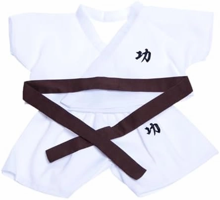 Karate Outfit With 5 Color Belts Stuffed Toy Outfit, Sport Costume Stuffed Animal, Fits Most Soft Toys 14"-18"- the Ultimate Gift for Little Athletes, Spring Stuf Plushie!