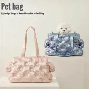Kawaii Winter Pet Carrier 🐾✨ | Cozy Handbag for Small Dogs & Cats 🐶🐱 | Cute Portable Travel Bag for Your Furry Friend! 👜🌟