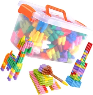 KESYOO 1Set Colorful Building Blocks with Drawing Creative Educational for Early Learning and Hands Play for Birthdays and Family Fun