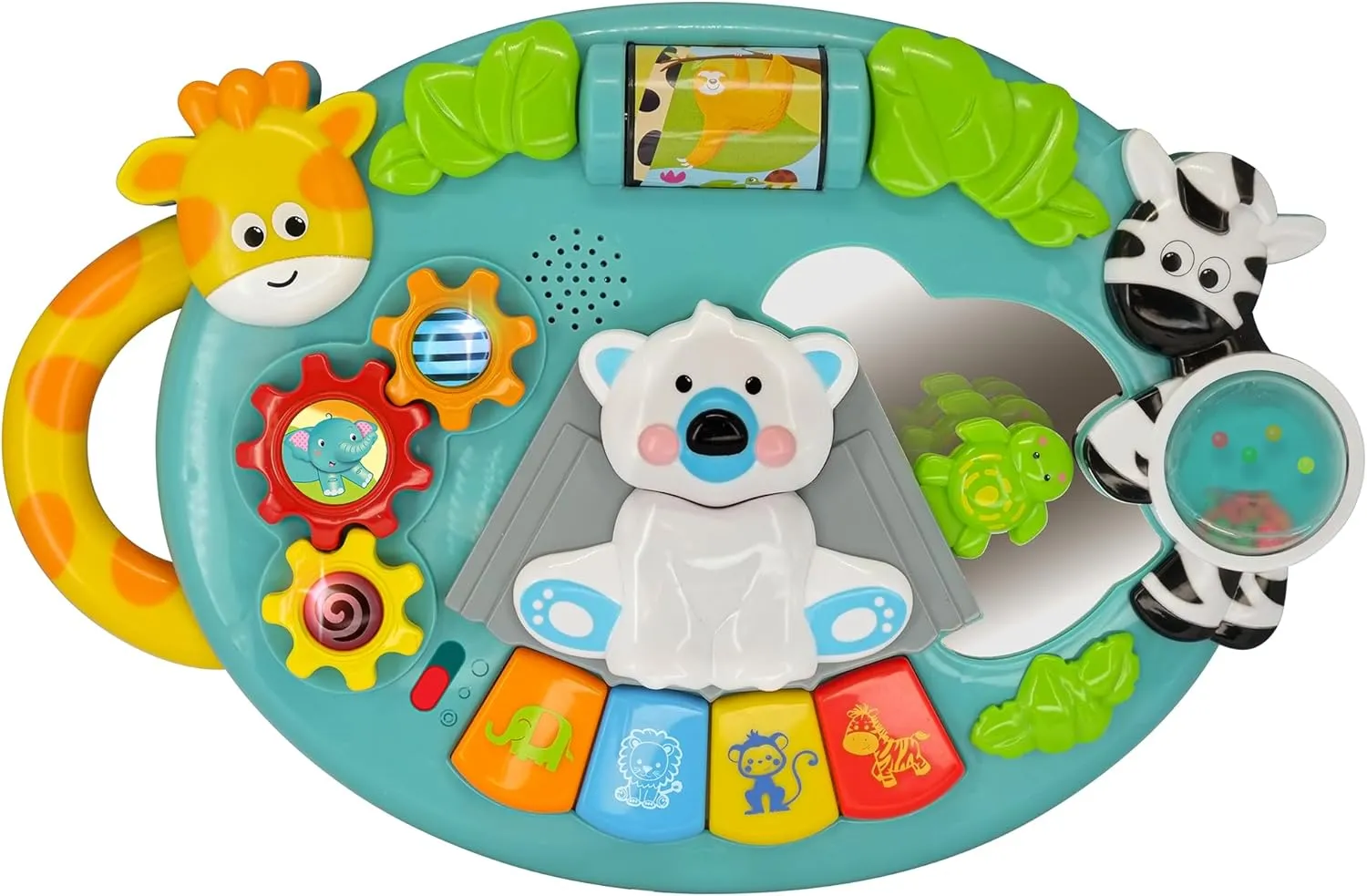 Kiddieland: Activity Center: Jungle Joy - Music & Animal Themed Interactive Toy, Activities & Gears, Piano Keys, Finger Exercises, Toddlers Ages 1  