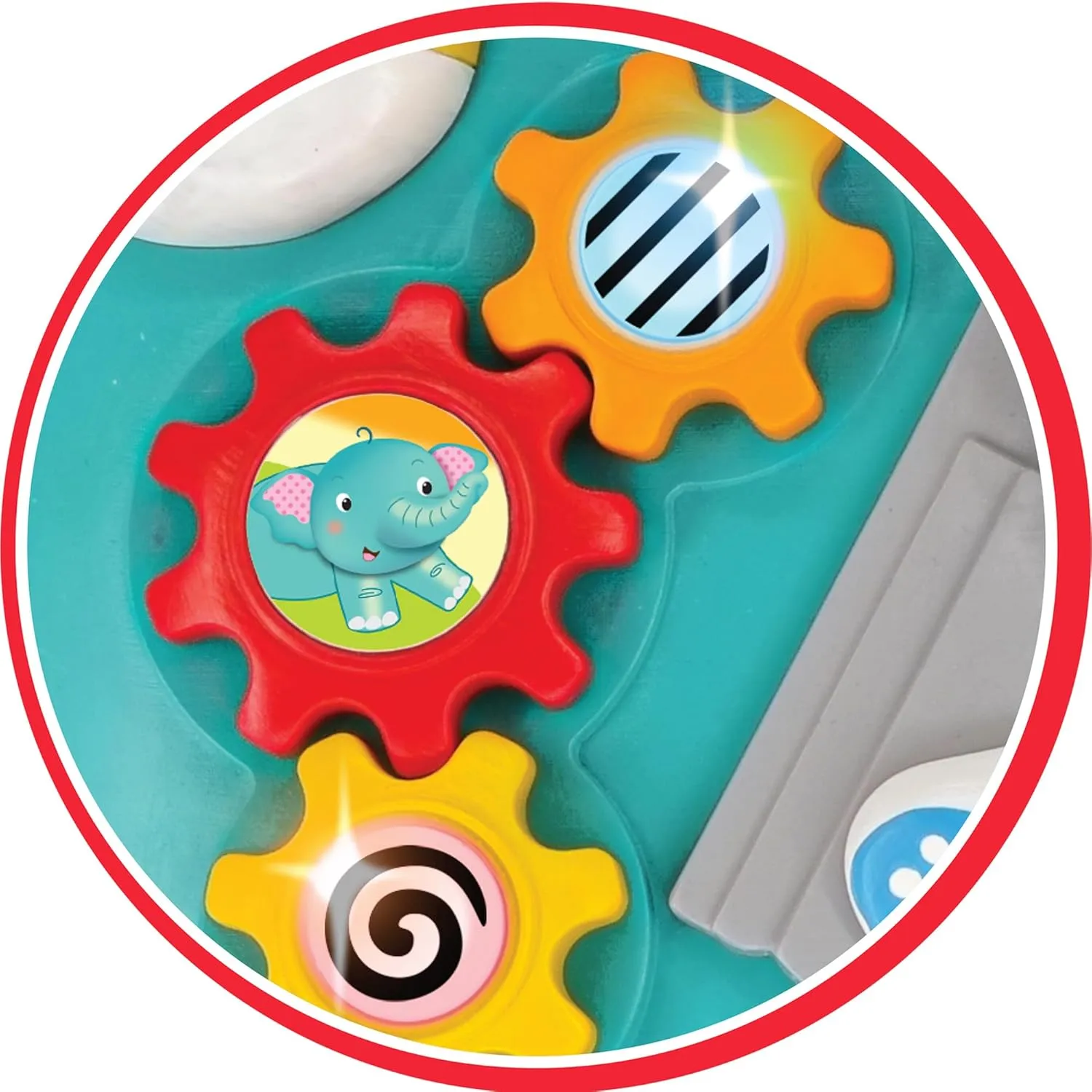 Kiddieland: Activity Center: Jungle Joy - Music & Animal Themed Interactive Toy, Activities & Gears, Piano Keys, Finger Exercises, Toddlers Ages 1  