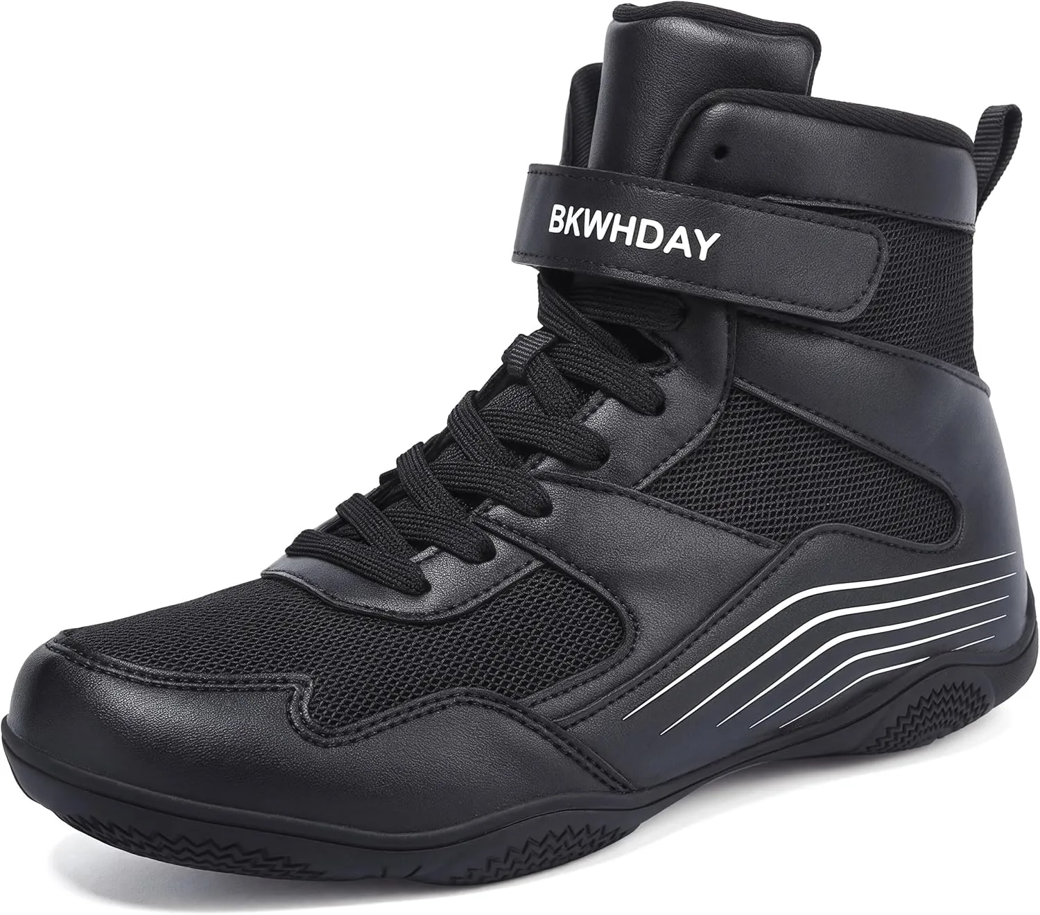 Kids Wrestling Shoes Youth Boys Girls Boxing Shoes Lightweight Breathable Non Slip for Fitness Powerlifting