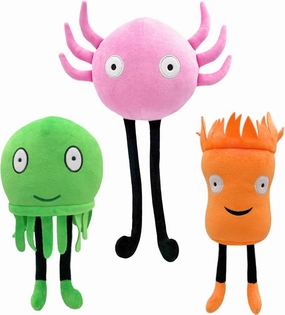Kinito Plush - 17 inch Pet Cute Stuffed Plushies - Axolotl Sam Jade Toys Figure - Horror Monster Animal Toys for Fans - Soft Pillow for Home Decorations - Hugging Figures for Boys and Girls