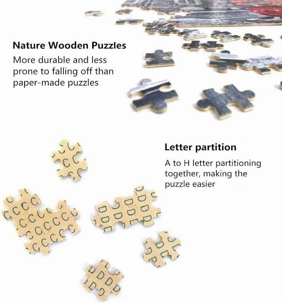 Kuizee Puzzle 1000 Piece Jigsaw Puzzle Happy Gold Fish Shining Summer Kids Adult Educational Intellectual Decompressing Fun Game 29.5X19.7Inch