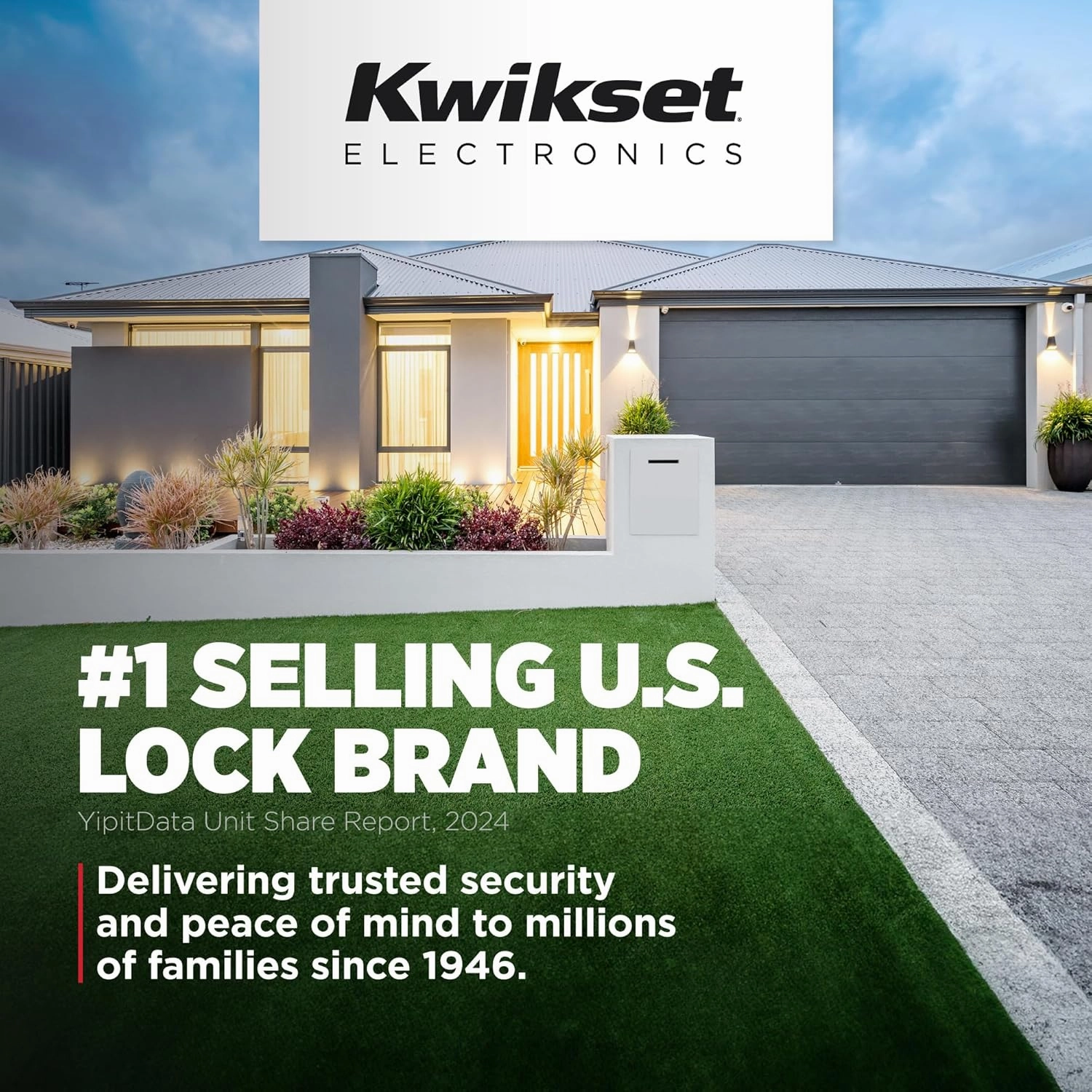 Kwikset HomeConnect 620 Z-Wave Long Range Enabled Keypad Smart Lock with Convenient Keyless Entry, Customizable User Codes, S2 Security and SmartStart Provisioning Matte Black Contemporary