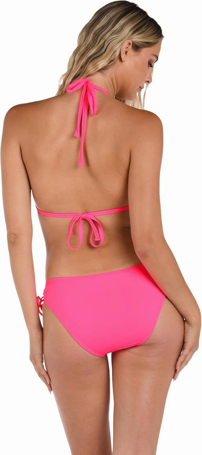 La Blanca Women's Island Goddess Halter Triangle Swimsuit Top