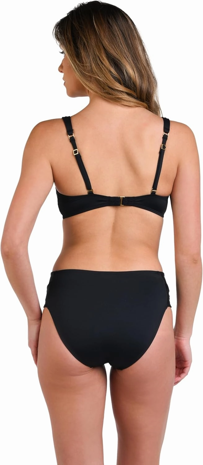 La Blanca Women's Island Goddess Over The Shoulder Swimsuit Top