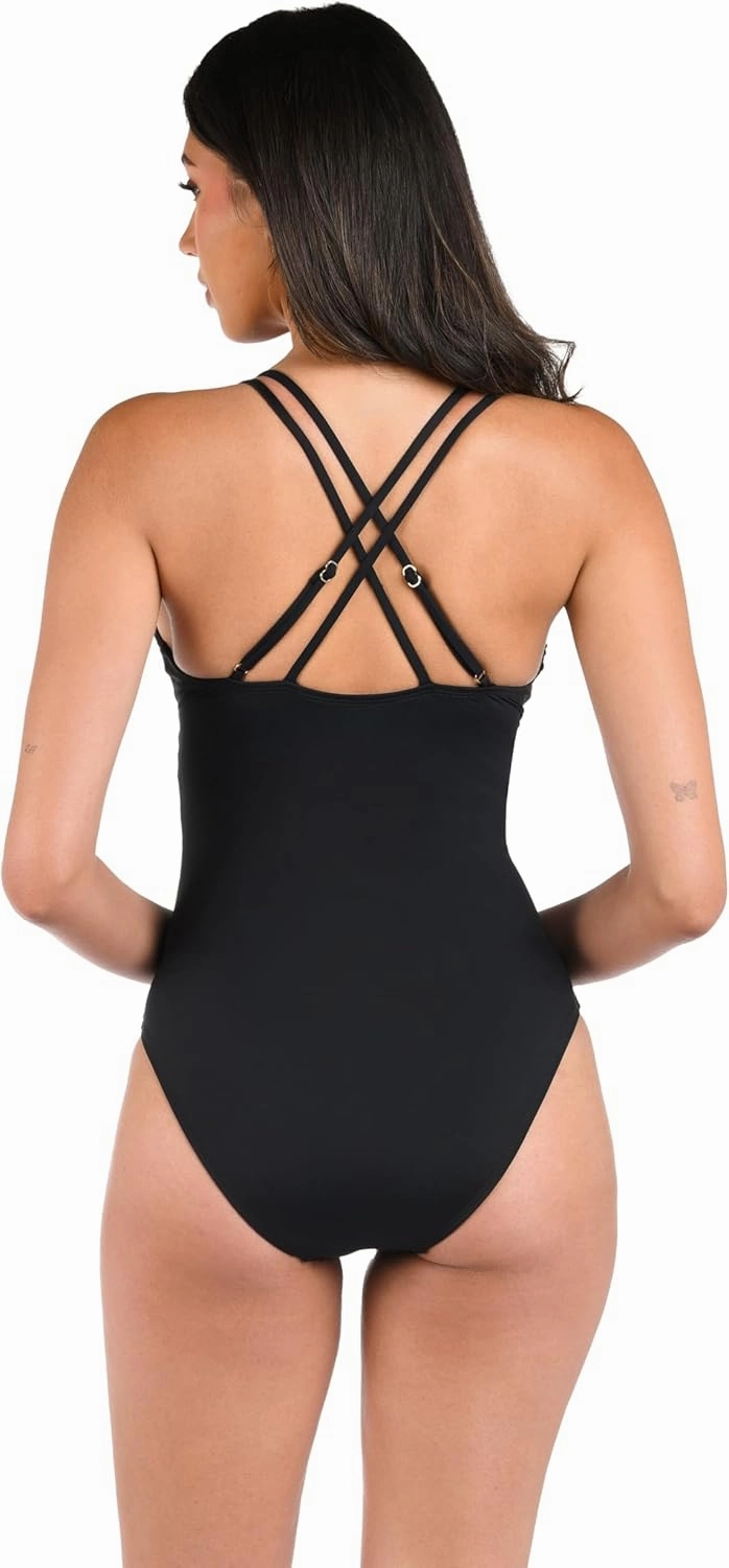 La Blanca Women's Island Goddess Underwire One Piece Swimsuit