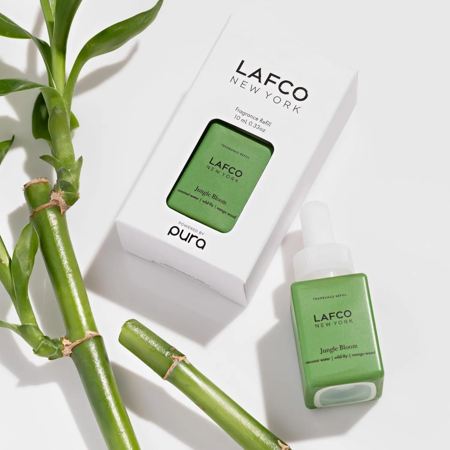 LAFCO New York Pura Smart Device Refill, Jungle Bloom - Vial Delivers Up to 2 Weeks of Fragrance Life - Made in the USA