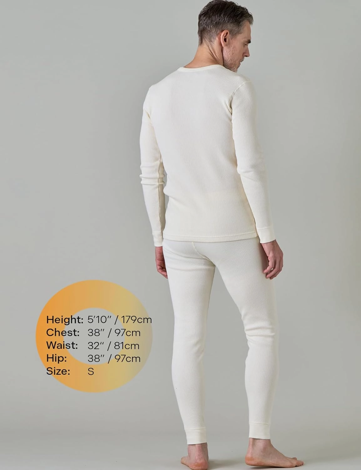 LAPASA Men's Cotton Waffle Thermal Underwear Set Midweight & Heavyweight Long Johns Base Layer Cold Weather M60/M137