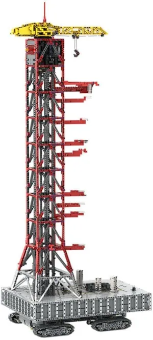 Launch Tower Mk I with Motorized Crawler for Saturn V 21309 92176 MOC Build for Age 18 
