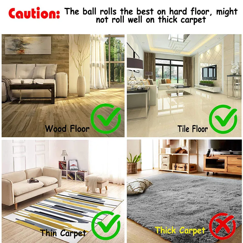 Led Light 360 Degree Self Rotating Ball Pets