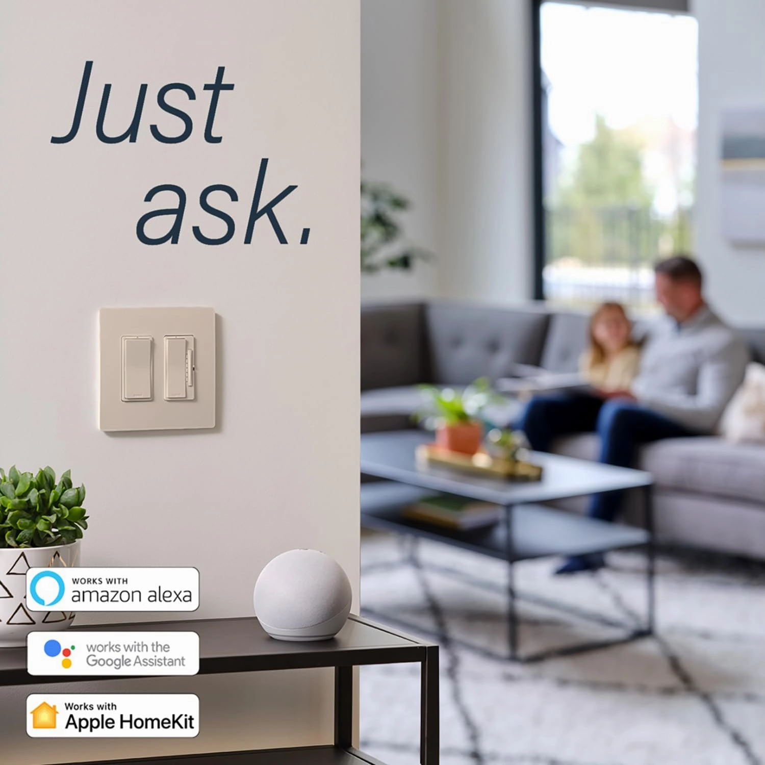 Legrand Radiant WNRR15LA 15 Amp Smart Outlet with Netatmo, Compatible with Alexa, Google Assistant & Apple HomeKit, 15A, Light Almond (1 Count)
