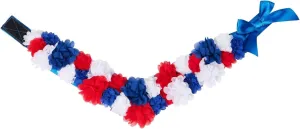 LeMieux Toy Pony Flower Sash - Colorful Red White & Blue Flower Garland - Congratulate Your Winning Toy Pony - Suitable for Ages 3 