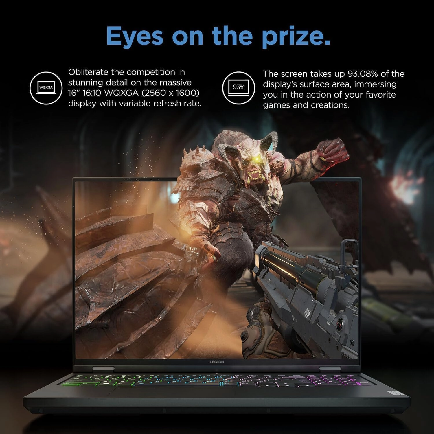 Lenovo Legion Pro 5i Gaming Laptop, Intel 14th Gen i9-14900HX, RTX 4070 8 GB GDDR6, 16" 2560x1600 WQXGA 240Hz Display, 64 GB DDR5 RAM, 8 TB SSD, Windows 11 Pro, Office Pro Lifetime License