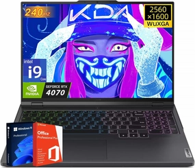Lenovo Legion Pro 5i Gaming Laptop, Intel 14th Gen i9-14900HX, RTX 4070 8 GB GDDR6, 16" 2560x1600 WQXGA 240Hz Display, 64 GB DDR5 RAM, 8 TB SSD, Windows 11 Pro, Office Pro Lifetime License