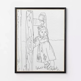 Letter Size 8.5 x 11 Custom Line Drawing Poster, Custom Illustration, Personalized Line Art Poster, Custom Portrait Photo Poster, Family Portrait Wall Art Print, Couples Portrait, Personalized Gift.