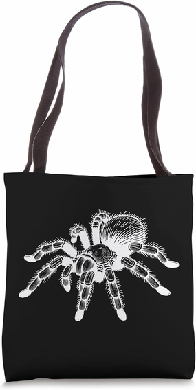 Line Art Drawing Tarantula Invertebrate - Mexican Redknee Tote Bag