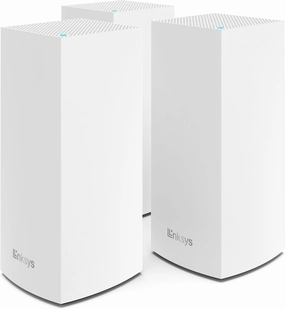 Linksys Mesh WiFi 6 Velop Tri-Band | with Apple HomeKit | Connect 120  Devices | WiFi Extender Replacement | 8,100 Sq Ft Coverage | MX12600-3PK