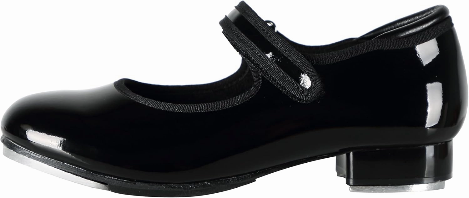 Linodes Easy Strap Tap Shoe Dance Flats for Girls and Boys (Toddler/Little Kid/Big Kid)