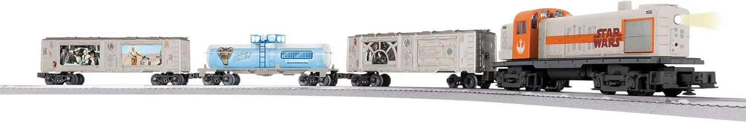 Lionel Disney Star Wars Rebel RS-3 LionChief Freight Electric O Gauge Bluetooth 5.0 Train Set with Remote