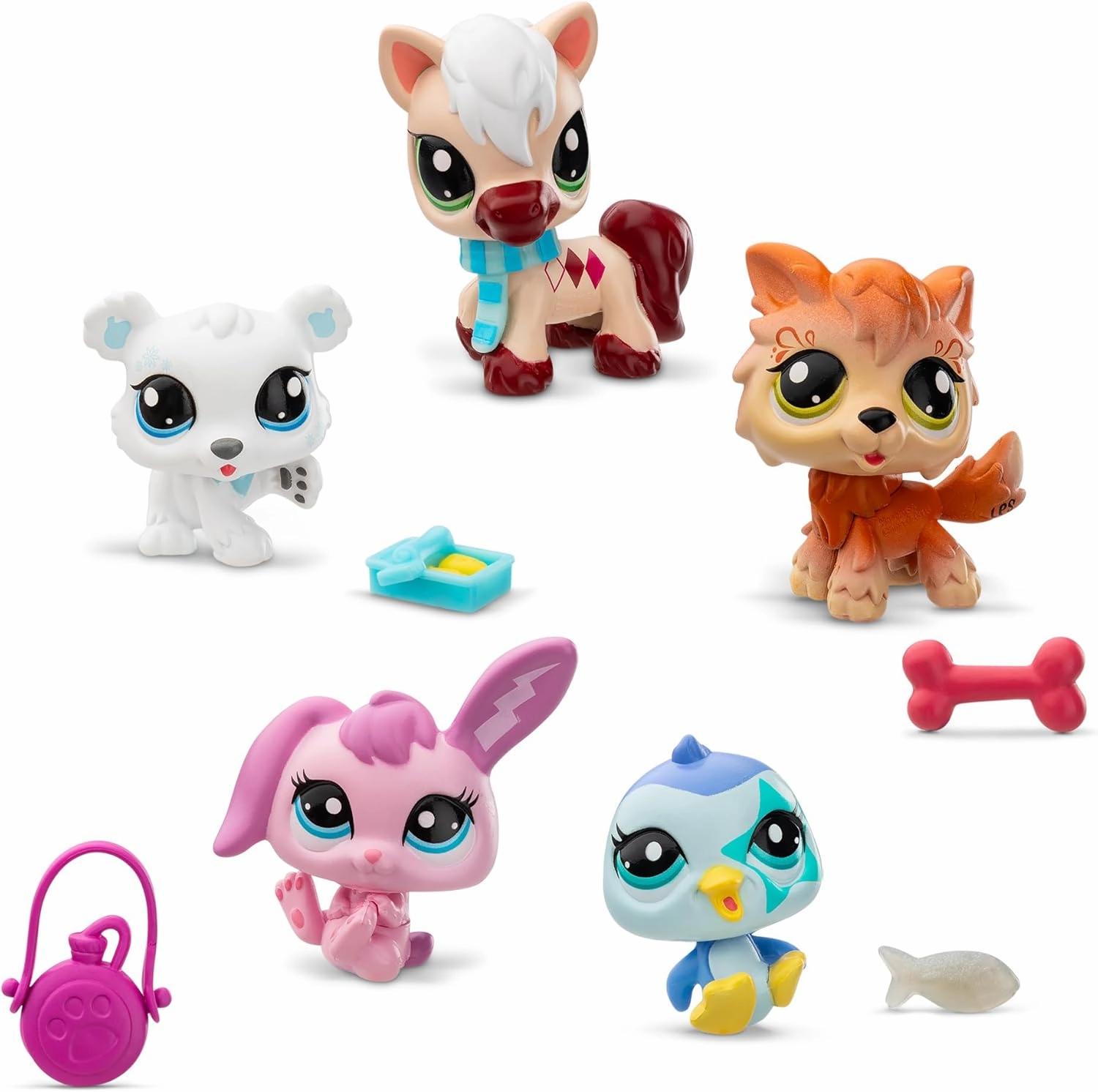 Littlest Pet Shop - Winter Besties Collector Set - LPS Gen 7, Authentic Mystery Figures, Surprise Collectible Kidult Toy, Girls, Boys, Kids, Tweens Ages 4 
