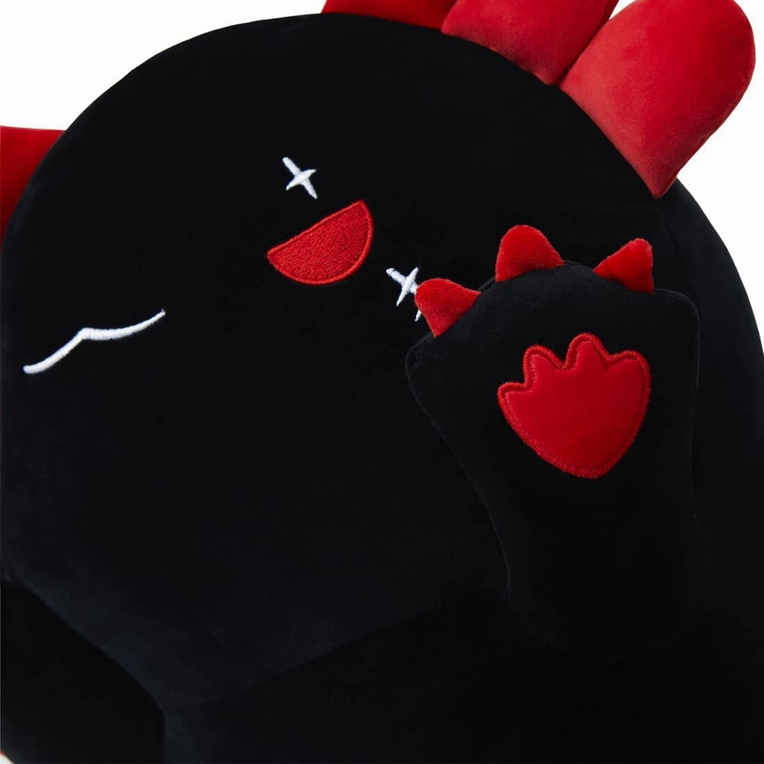 Long Axolotl Plush Toy Body Pillow, 43” Cute Axolotl Stuffed Animals Kawaii Soft Plushies, Axolotl Plush Doll Gift for Girls Boys, Black